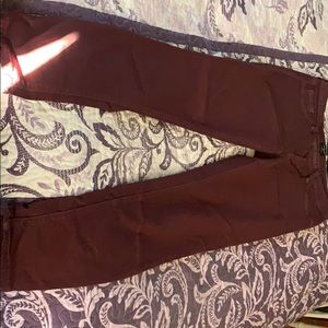 Just Black maroon pants